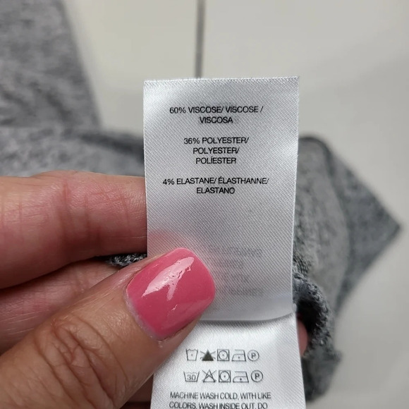 Lucky Brand Gray Space Dye Lightweight Sweater Sz S - Picture 8 of 12